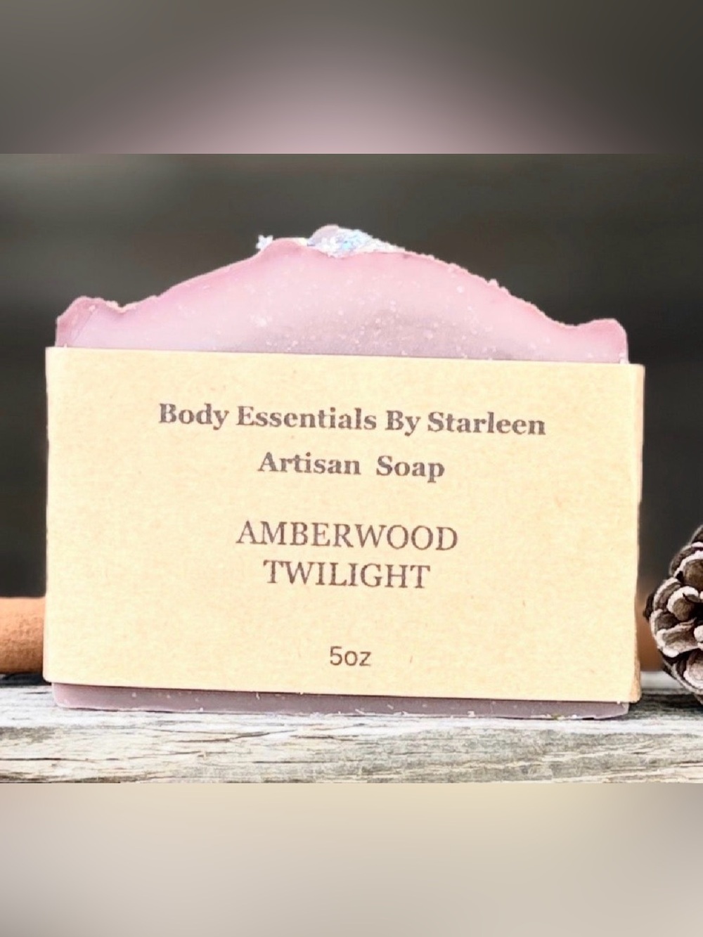 Hand Crafted Amberwood Twilight Artisan Soap